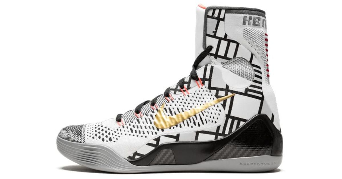 Nike Kobe 9 Elite �fundamentals� Shoes Size 9.5 in White