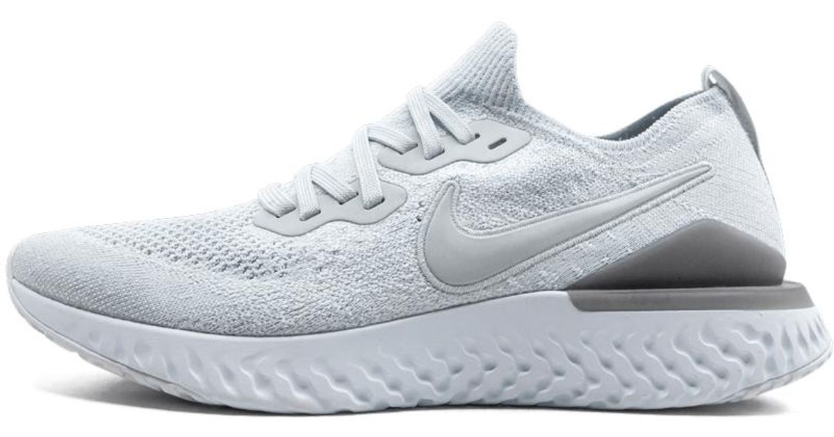 Nike Epic React Flyknit 2 Shoes - Size 9.5 in Gray for Men | Lyst