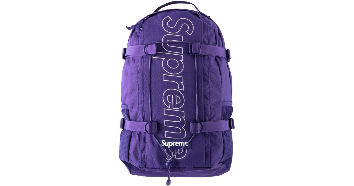 Lyst - Supreme Backpack in Purple for Men