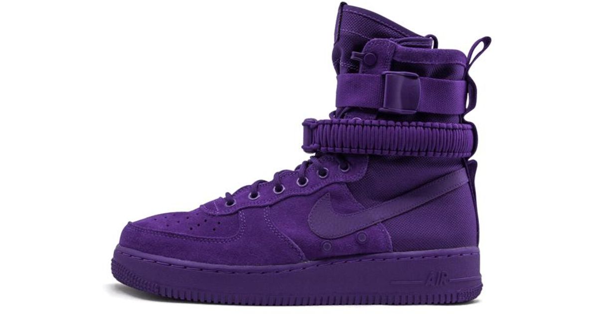 nike sf af1 high purple