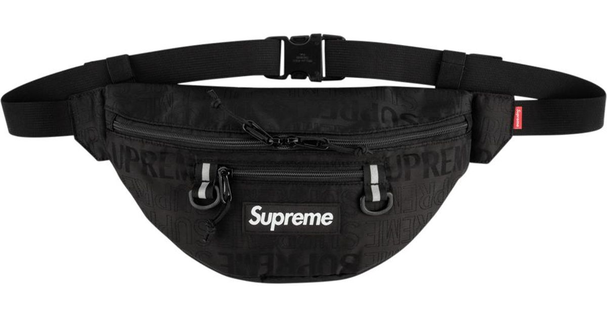 Supreme Synthetic Waist Bag &#39;ss 19&#39; in Black for Men - Lyst