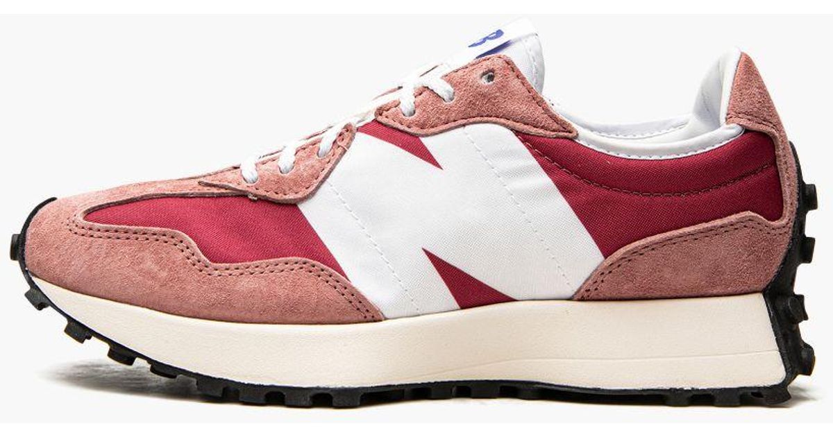 New Balance Rubber Womens 327 "washed Henna" Shoes in Red Lyst