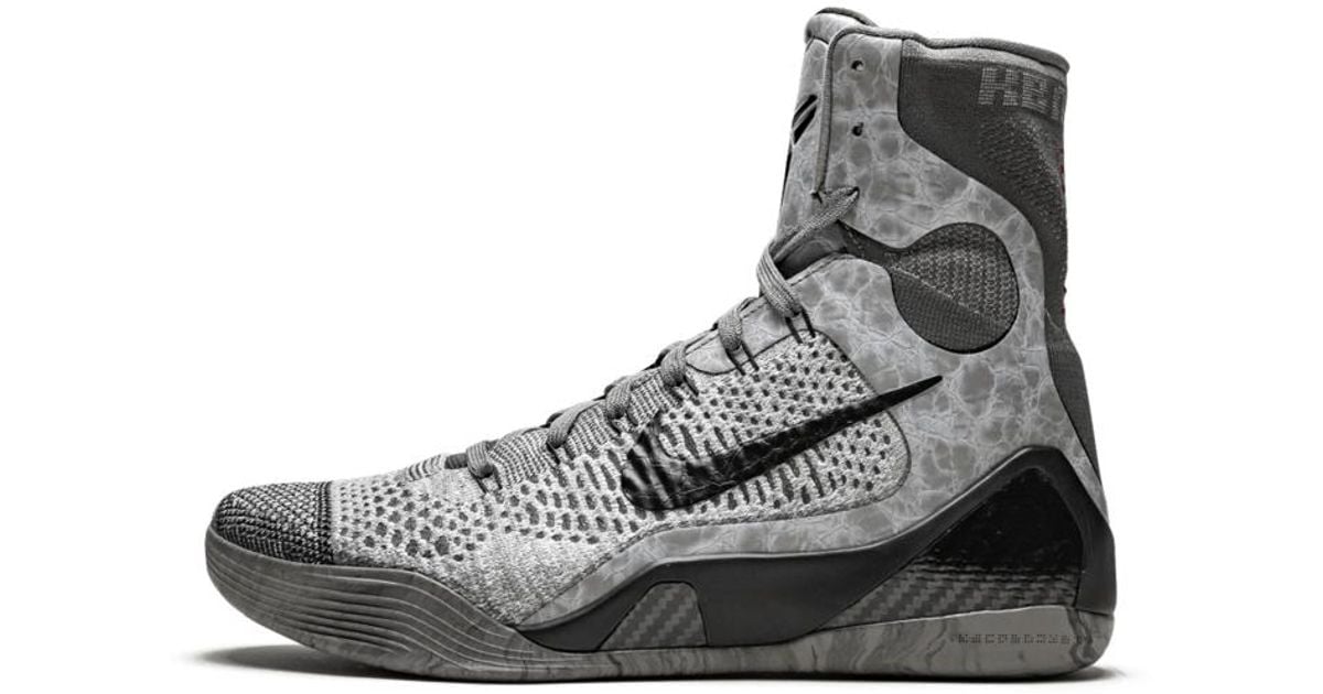 kobe 9 elite grey