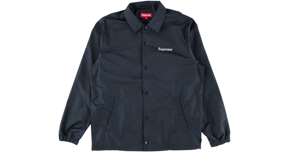 supreme nan goldin coaches jacket