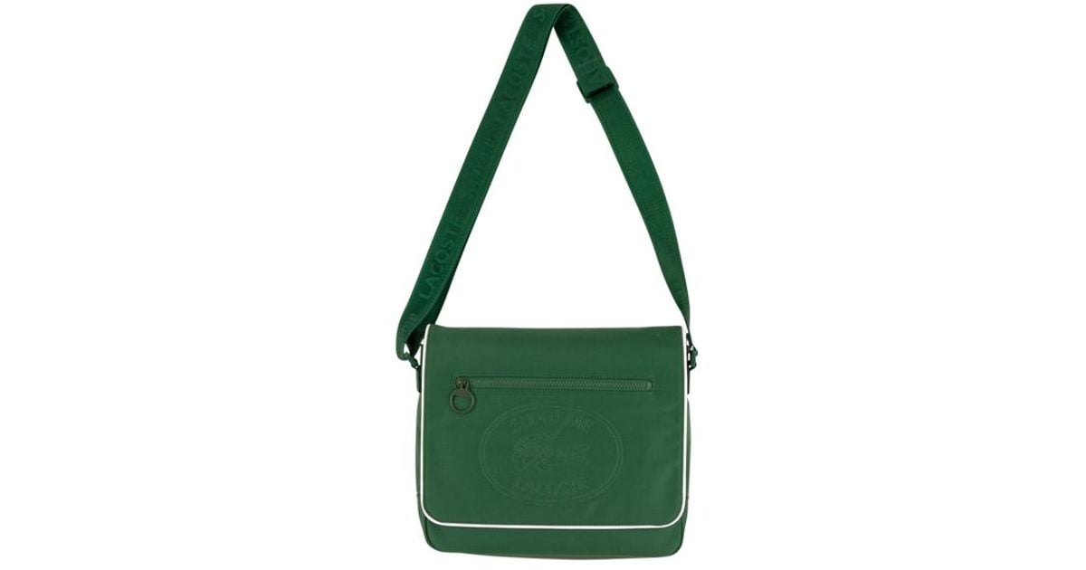 Supreme Lacoste Small Messenger Bag 'fw 19' in Green | Lyst