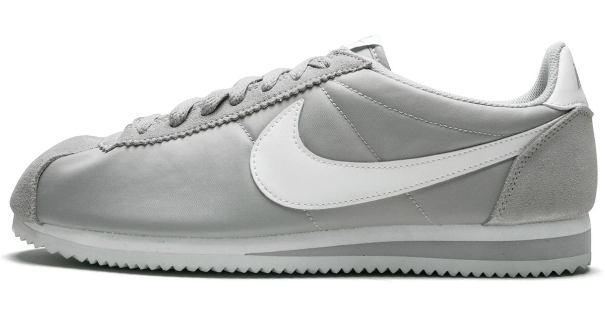 nike cortez nylon grey