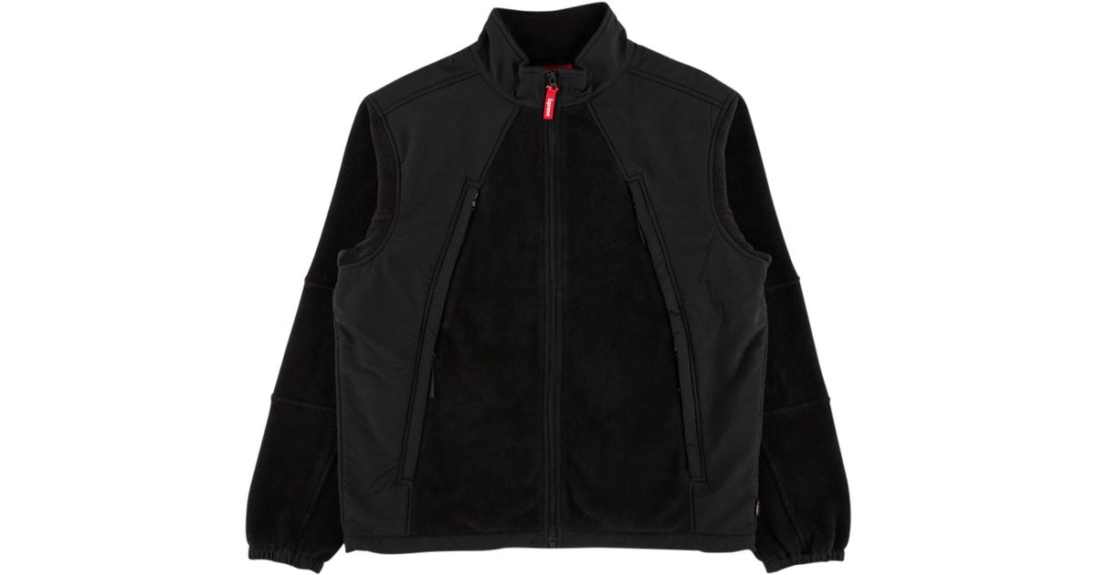 supreme polartec zip up jacket