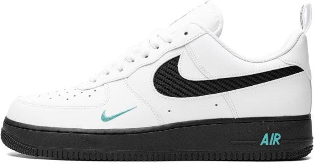 air force 1 white black white