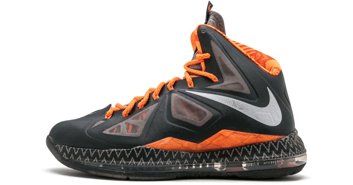 Nike Lebron 10 - Bhm in Grey,Orange 