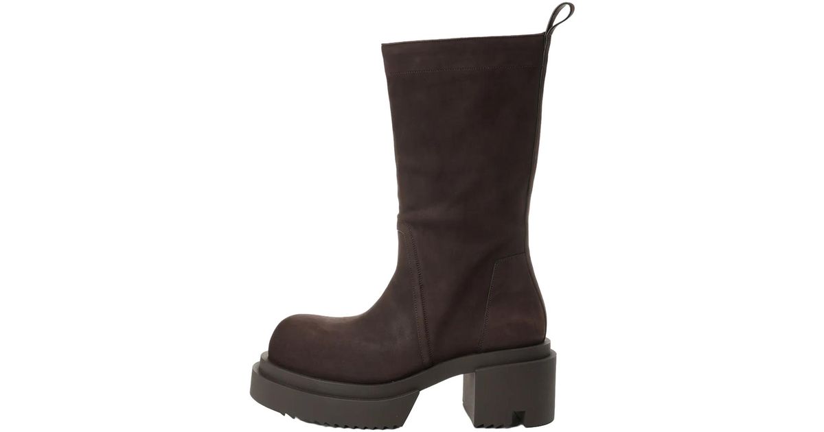 Rick Owens Concordians Calf Pull On Bogun Boot Ru02E1838 Lwn 04 