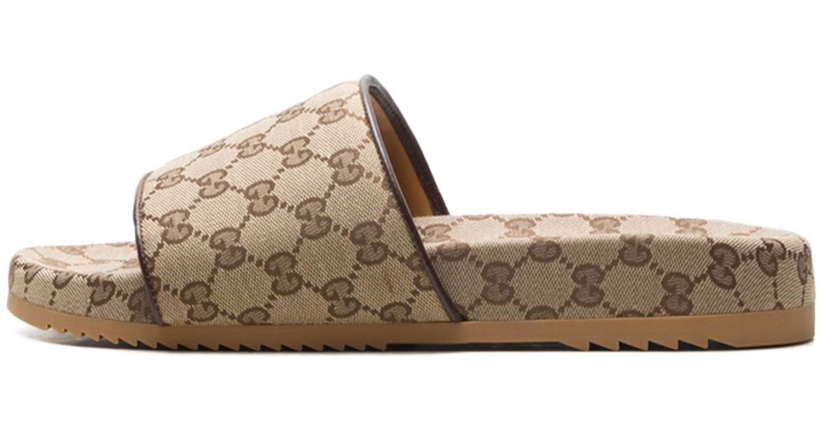 Gucci Gg Slide Canvas