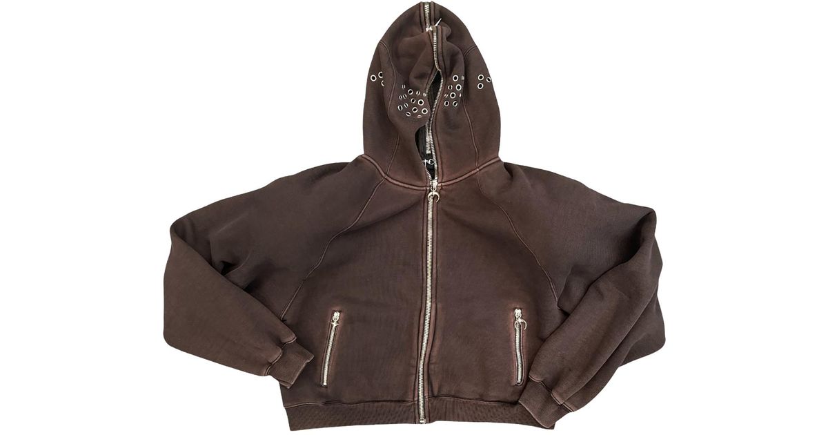 THUG CLUB Bulk Shoulder Gladiator Zip-Up Hoodie 
