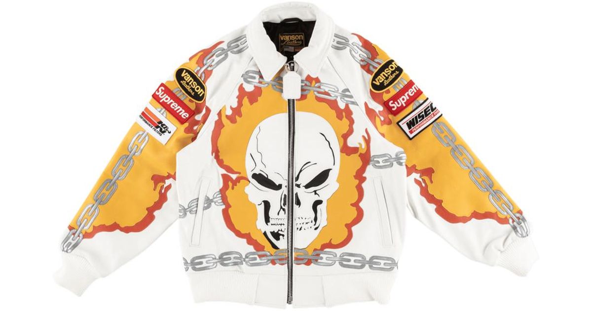 supreme ghost rider jacket