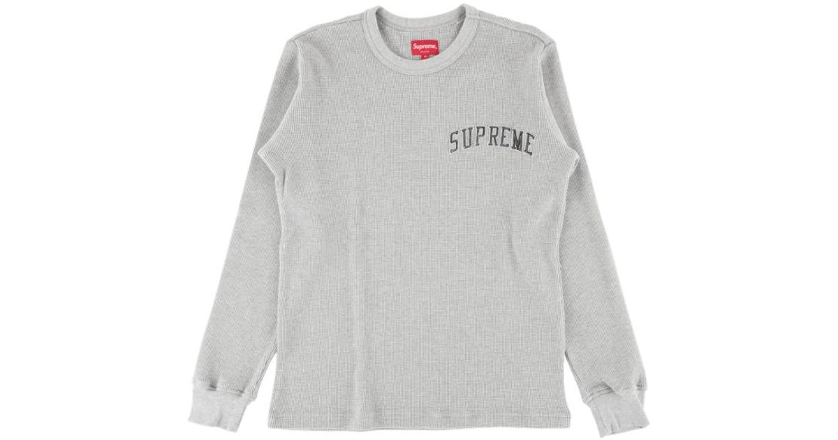 supreme arc logo long sleeve