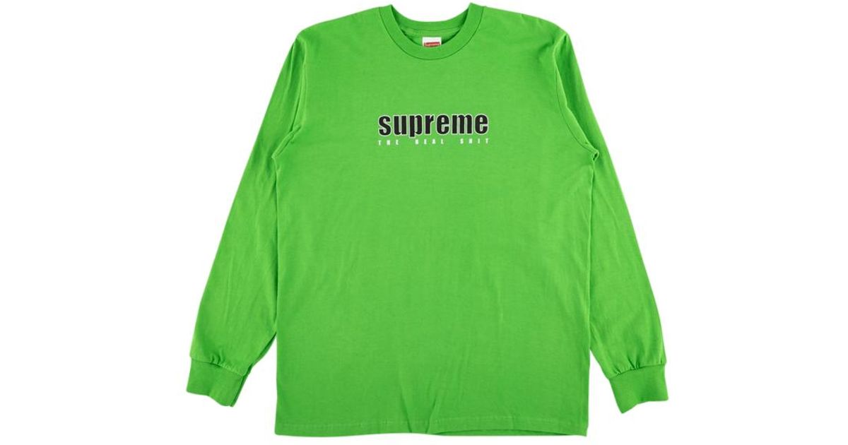 supreme green tee
