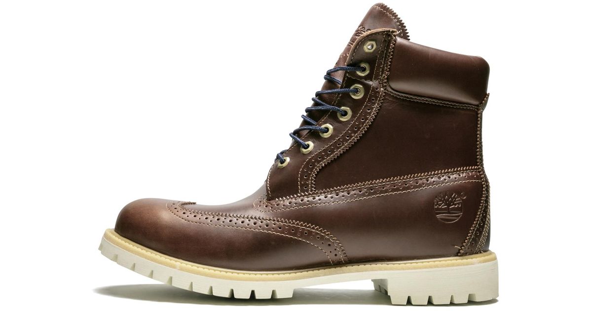 timberland brogue wingtip boots