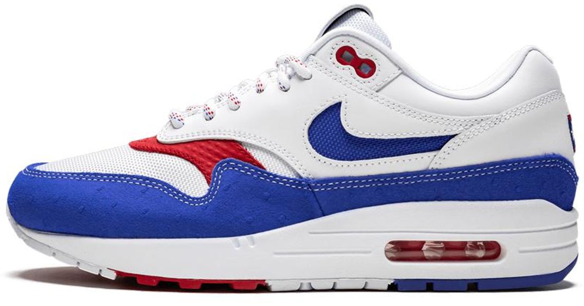 Nike Leather Air Max 1 Premium 'puerto Rico' Shoes - Size 6 in White for Men - Lyst
