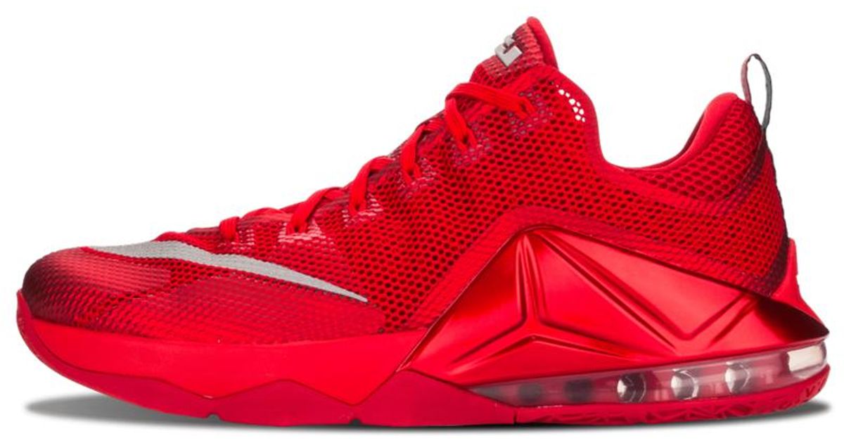 lebron 12 low red