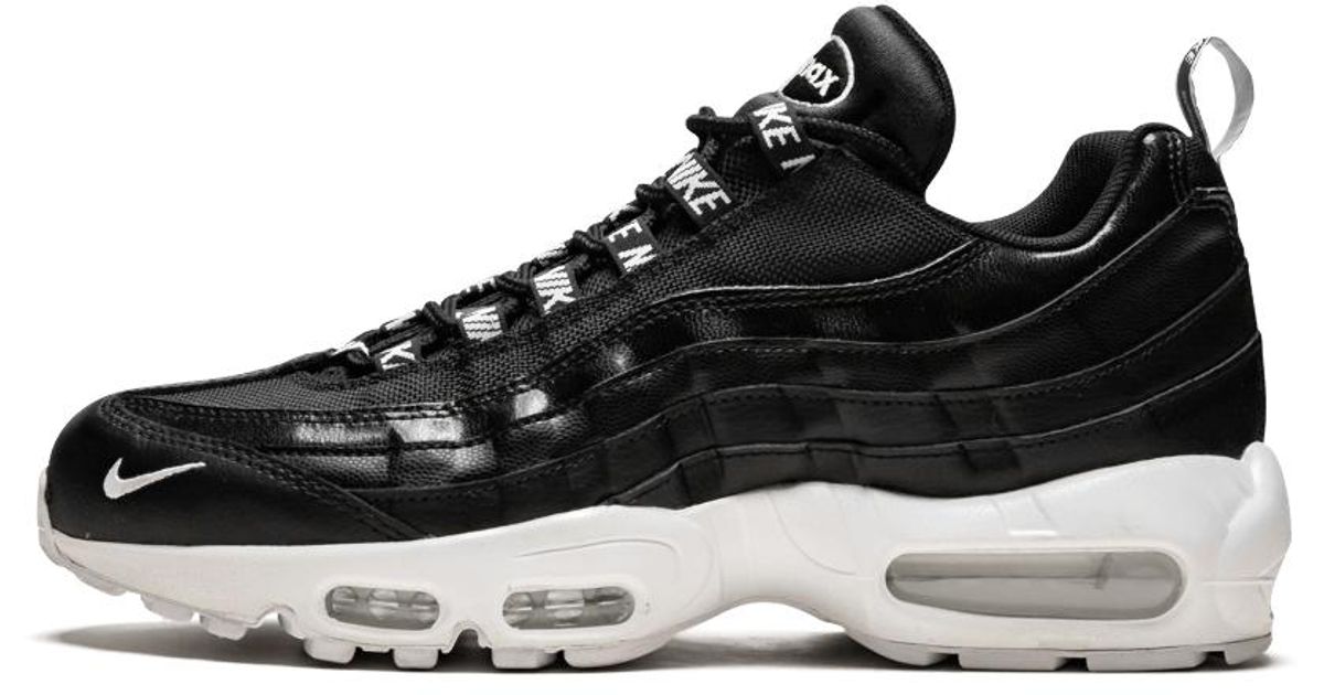air max 95 black with white bottom