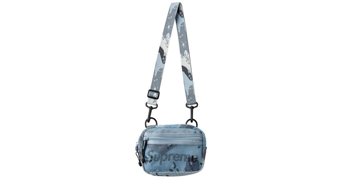 supreme side bag blue