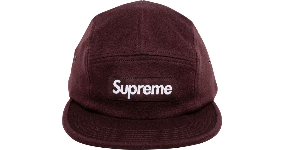 supreme wool camp cap