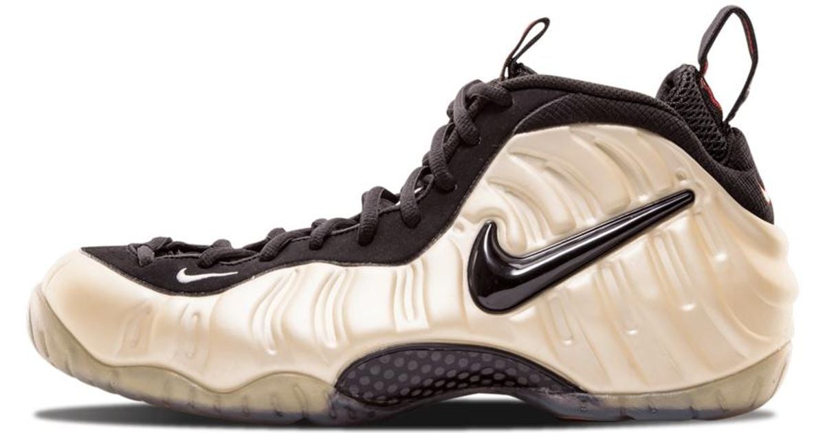 Nike Air Foamposite Pro 2010 'pearl 2010 Release' Shoes - Size 11 in Pearl White/Black/Red
