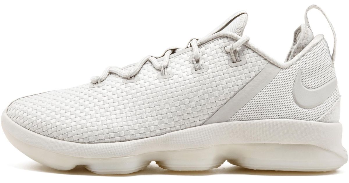 lebron xiv low white