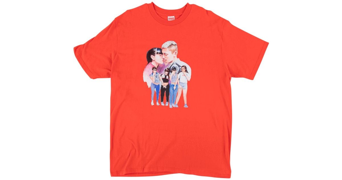 supreme kiss t shirt