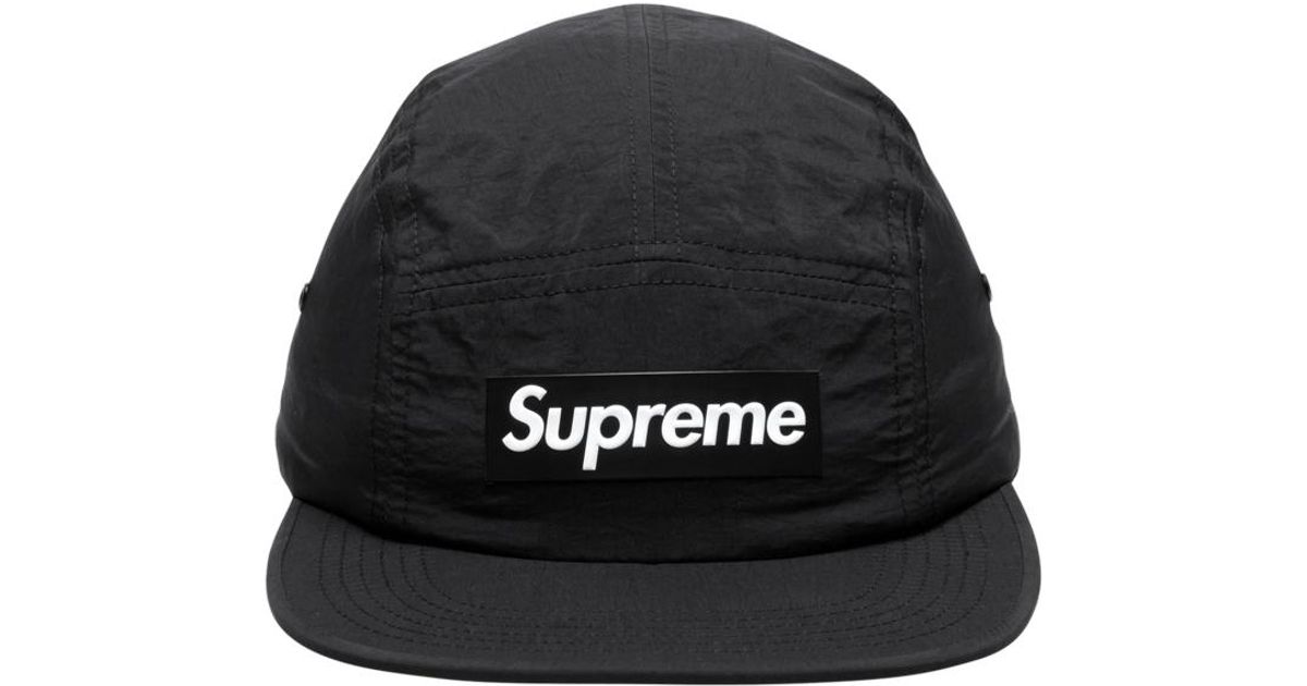supreme raised logo patch camp cap