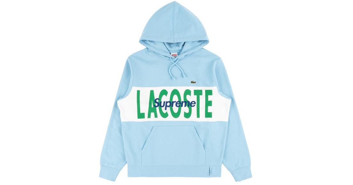 supreme light blue hoodie