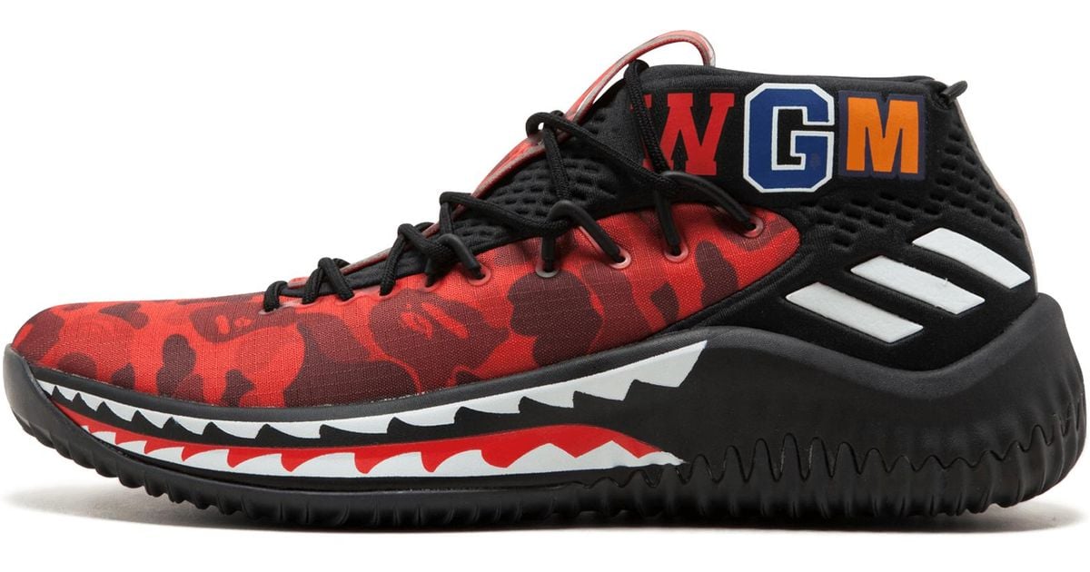 bape dame 4 red