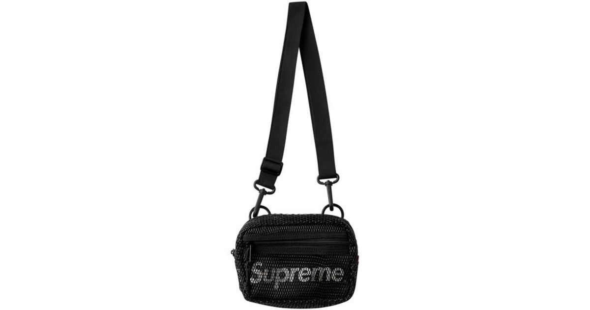 supreme black side bag