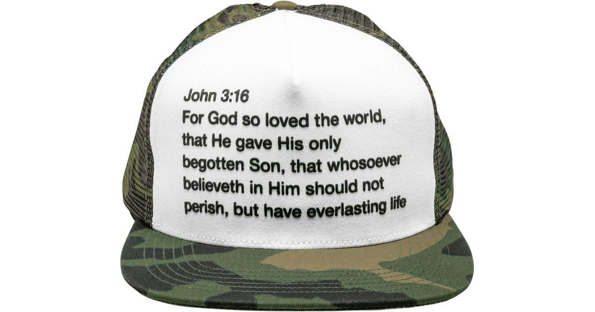 supreme john 3 16 hat