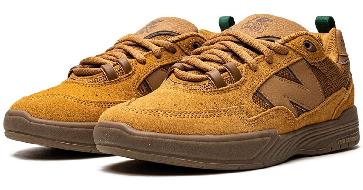 New Balance Numeric Tiago Lemos 808 "wheat Brown" Shoes in Black for