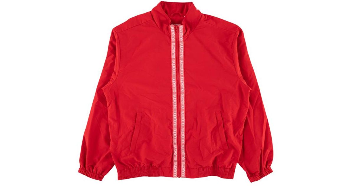 Supreme Classic Logo Taping Track Jacket Top Sellers, UP TO 58 