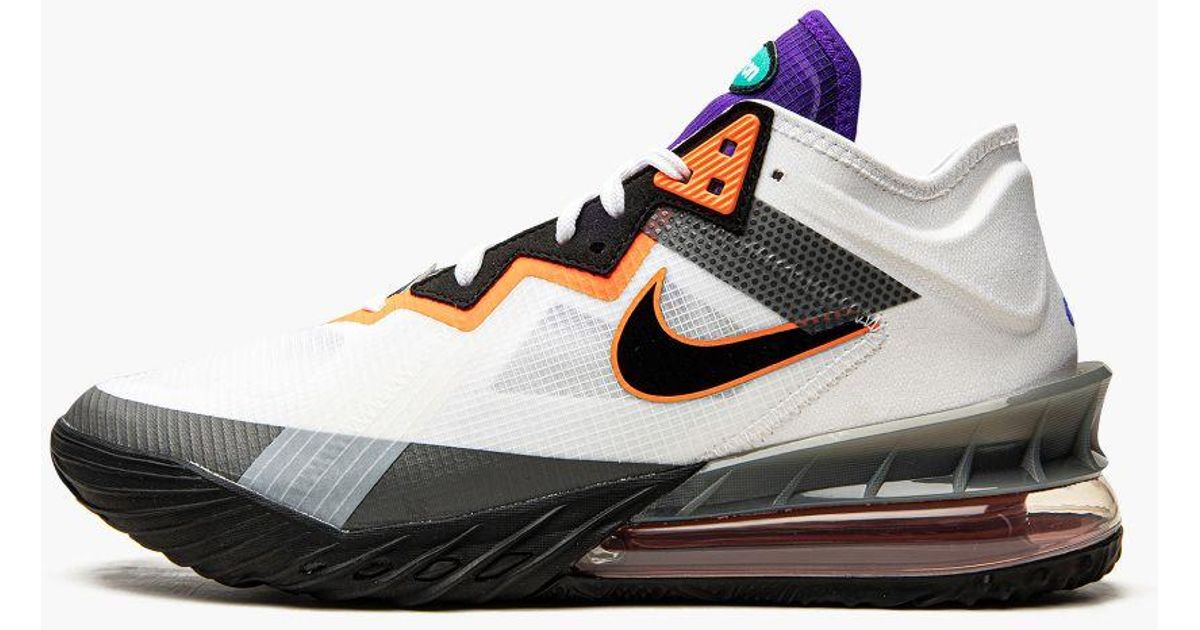 Nike Rubber Lebron 18 Low "greedy" Shoes in White for Men Lyst