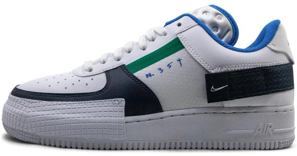 nike af 1 type white
