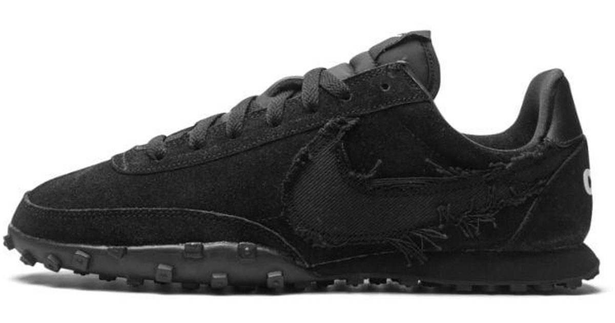 Nike Waffle Racer cdg comme Des Garcons Shoes in Black Lyst UK