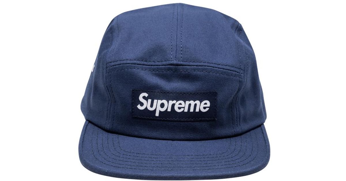 supreme canvas camp cap
