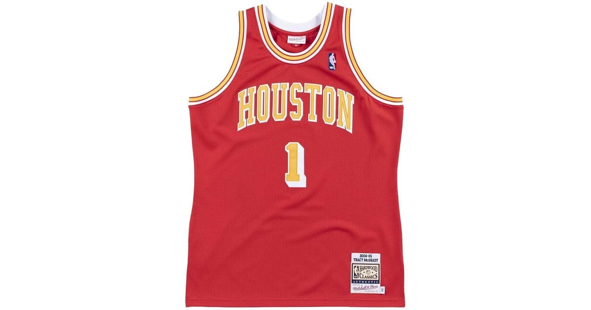 Houston Rockets 2004 Mitchell & Ness Nba Tracy Mcgrady Authentic Jersey
