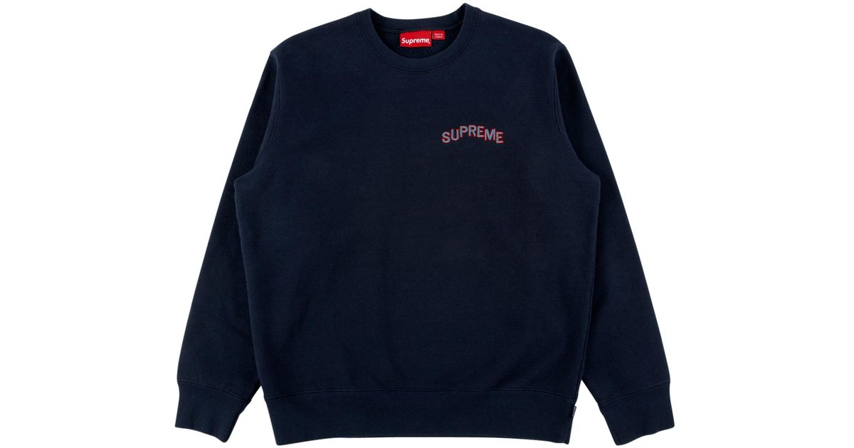 supreme step arc crewneck
