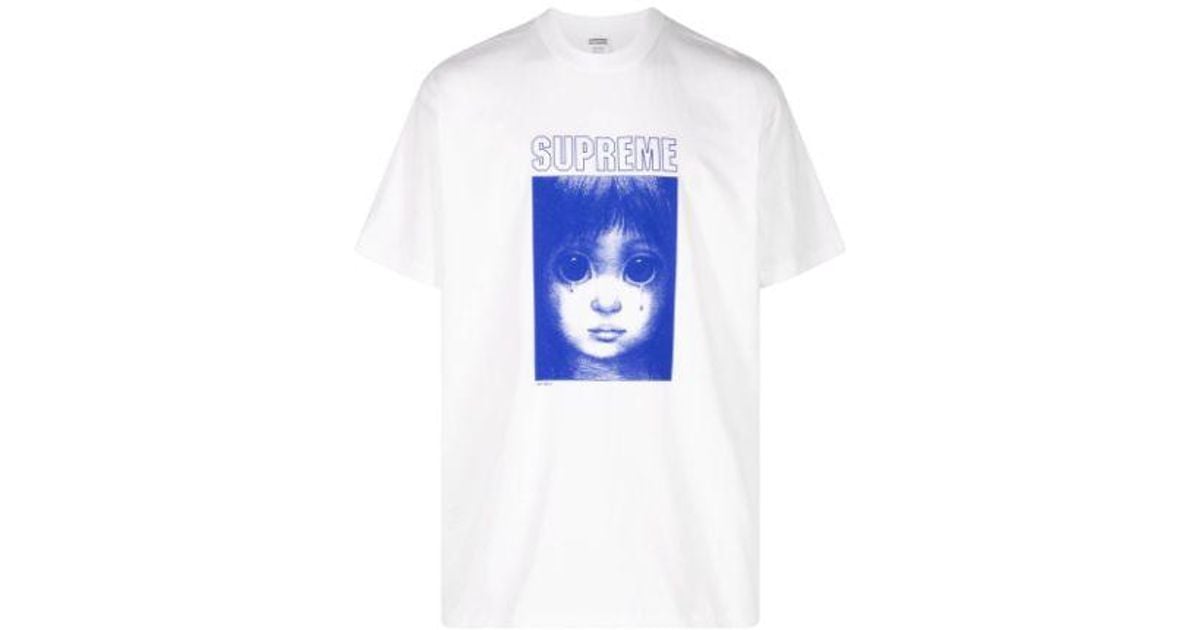 Margaret Keane Teardrop Tee （BLACK） Supreme x Margaret Keane
