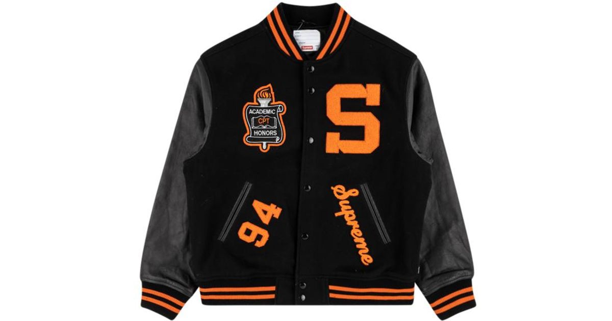 supreme team varsity jacket