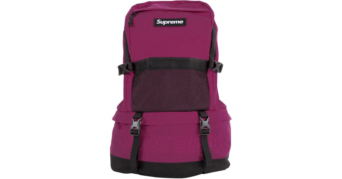 supreme fuzzy backpack