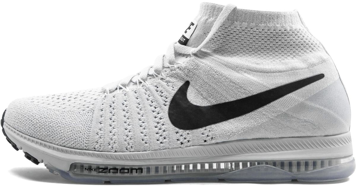 nike zoom all out flyknit white