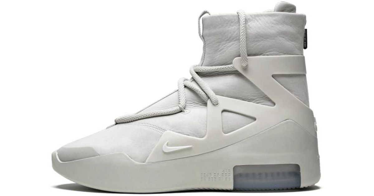 Nike Air Fear Of God 1 "light Bone" Sneakers in Gray for Men | Lyst