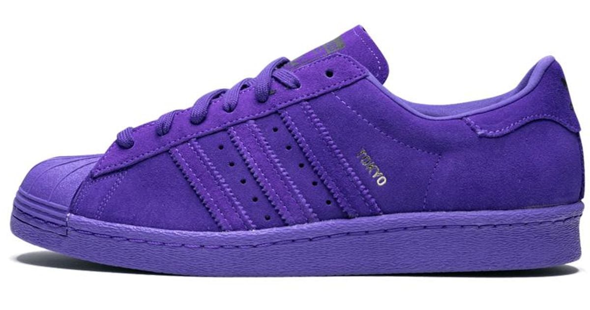 adidas Superstar 80s City Series Shoes - Size 12 in Purple for Men 