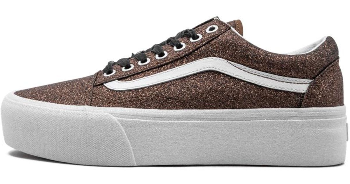 vans bronze glitter