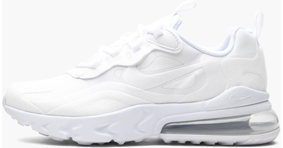 Nike Air Max 270 React "triple White" Shoes for Men | Lyst