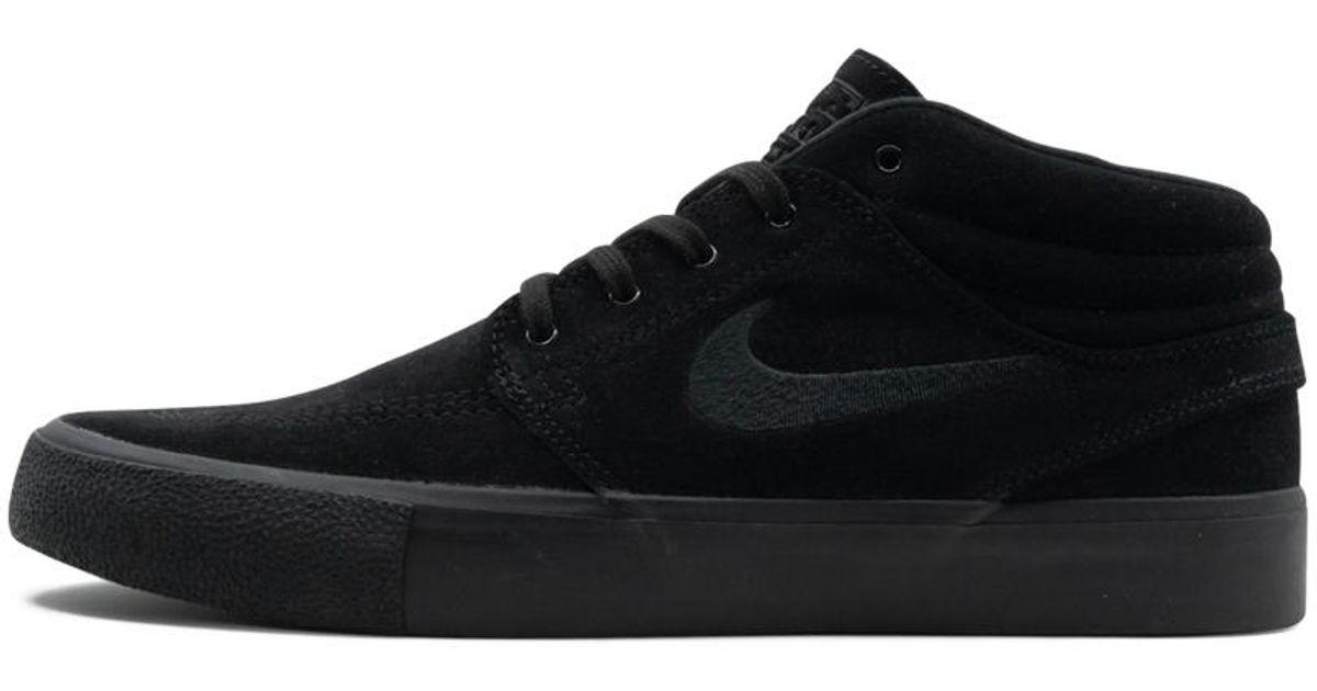 Nike Leather Sb Zoom Janoski Mid Rm At7324-002 in Black for Men | Lyst